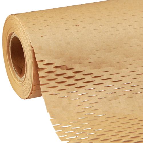 Prodotto Carta da regalo in carta a nido d&#39;ape marrone naturale L50,5 cm L2500 cm