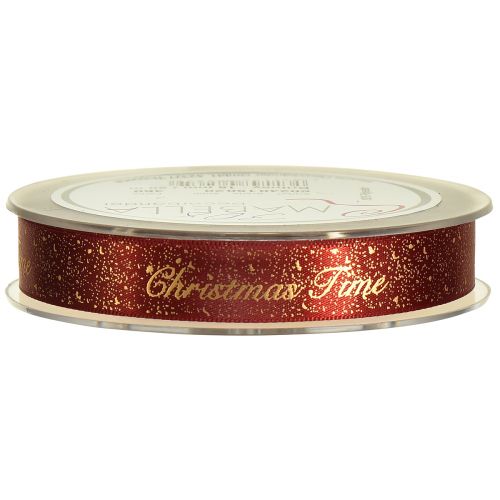 Prodotto Nastro natalizio Nastro natalizio Rosso oro 15 mm 20 m