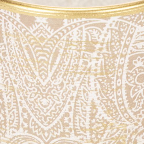 Portacandele in vetro con motivo paisley, Ø8cm, H9cm, 2 pezzi | Floristik24.it