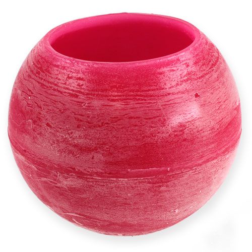 Floristik24 Palla di cera per windlight Ø 20cm Rosa