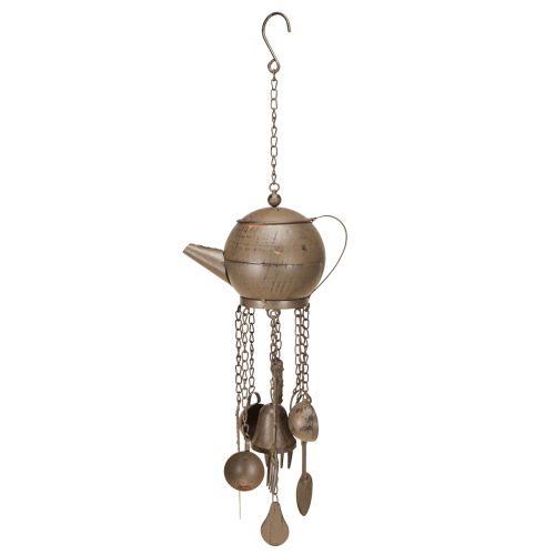 Prodotto Teiera a forma di carillon da appendere marrone scuro 70cm
