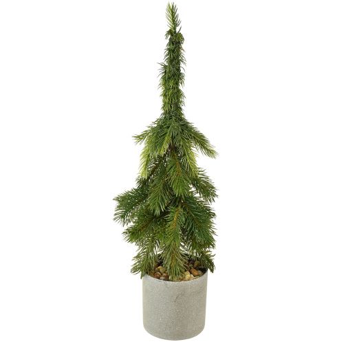 Prodotto Albero di Natale artificiale in vaso verde 55 cm