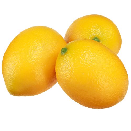 Cibo artificiale decorazione al limone Ø5,5 cm H8 cm 6 pz