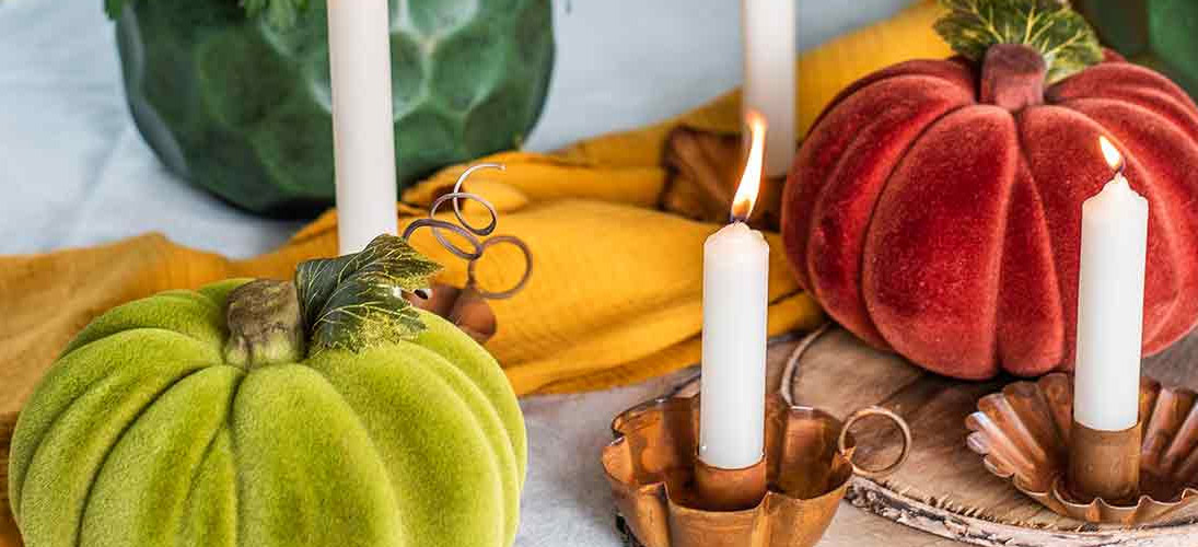 Decorazione con zucca e aquilone