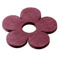 Floristik24 Decorazione sparsa fiori in legno decorazione da tavola rosa viola bianco Ø4cm 72 pezzi