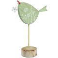 Floristik24 Decorazione da tavolo decorativa per uccelli Decorazione pasquale in legno figura decorativa 24,5 cm 3 pezzi