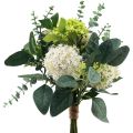 Floristik24 Bouquet di fiori artificiali palla di neve eucalipto artificiale 45 cm