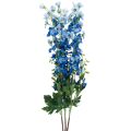 Floristik24 Delphinium Delphinium Fiori artificiali Blu 78 cm 3 pezzi