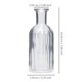 Floristik24 Vaso bottiglia vaso di vetro vaso alto trasparente Ø7,5 cm H19,5 cm