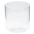 Floristik24 Vaso in vetro cilindro in vetro vaso per fiori decorazione in vetro H15cm Ø15cm