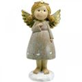 Floristik24 Decorazione dell&#39;Avvento, angelo custode, angelo di Natale, figura angelo H24cm