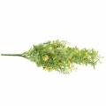 Floristik24 Mazzo con erba e fiori artificiali giallo 53cm