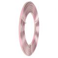 Floristik24 Filo piatto in alluminio rosa 5mm 10m