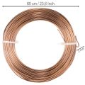 Filo di alluminio da 2 mm per floricoltura e artigianato, 60 m, 500 g | Floristik24.it