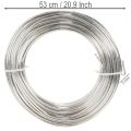 Filo di alluminio, argento, 3 mm, filo per lavori creativi, 1 kg | Floristik24.it