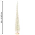 Albero di Natale decorativo con base in legno per decorazioni invernali, 40 cm, 3 pezzi | Floristik24.it