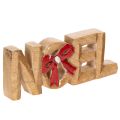 Floristik24 Scritta "Noel" con fiocco, decorazione natalizia, 18 cm
