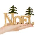 Decorazione natalizia Noel con due abeti da 18 cm | Floristik24.it