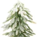 Abete artificiale con decorazioni innevate, inverno e Natale, 95 cm | Floristik24.it