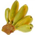Floristik24 Mazzo di banane artificiali, frutta decorativa, baby banane L7–9cm