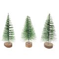 Floristik24 Mini alberi di Natale artificiali, decorativi da tavola per Natale, ricoperti di neve, 6 cm, 12 pezzi