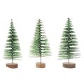 Mini alberi di Natale artificiali, decorativi da tavola per Natale, ricoperti di neve, 6 cm, 12 pezzi | Floristik24.it