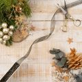 Nastro decorativo, nastro in organza trasparente per decorazioni da tavola, larghezza 15 mm, lunghezza 20 m. | Floristik24.it