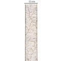 Nastro decorativo, nastro in organza trasparente per decorazioni da tavola, larghezza 15 mm, lunghezza 20 m. | Floristik24.it