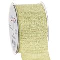 Floristik24 Nastro decorativo con glitter, nastro largo per confezioni regalo, 55 mm di larghezza, 15 m di lunghezza