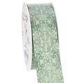 Floristik24 Nastro regalo con motivo classico per fiocchi e decorazioni, largo 40 mm, lungo 15 m.
