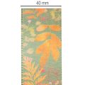 Nastro decorativo con motivo a foglie, decorazione autunnale, 40 mm x 15 m | Floristik24.it