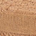 Nastro decorativo in cotone, stile rustico, con frange, 40 mm, 30 m | Floristik24.it
