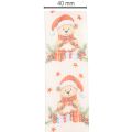 Orsetto con nastro regalo, cappello di Babbo Natale e regali 40mm 15m | Floristik24.it