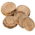 Fette rotonde di legno