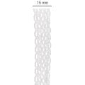 Nastro di pizzo in cotone, nastro decorativo fine per lavori artigianali, largo 15 mm, lungo 10 m. | Floristik24.it