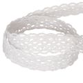 Nastro di pizzo in cotone, nastro decorativo fine per lavori artigianali, largo 15 mm, lungo 10 m. | Floristik24.it