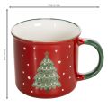 Tazza natalizia con motivo albero di Natale, 9 cm | Floristik24.it