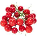 Mini palline di Natale artificiali a forma di bacche rosse per decorazioni floreali, 2 cm, 48 pezzi | Floristik24.it