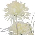 Floristik24 Fiori artificiali palla fiore allium ornamentale cipolla artificiale bianco 90 cm