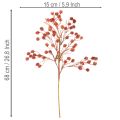 Ramo di bacche artificiali, decorazione autunnale realistica, 68 cm | Floristik24.it