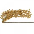 Floristik24 Ramo di bacca artificiale ramo decorativo bacche decorative gialle L80cm