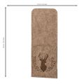 Astuccio portaposate con motivo a cervo, in feltro, 26 cm, 4 pezzi | Floristik24.it