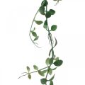 Floristik24 Ghirlanda di foglie verdi Ghirlanda decorativa di piante verdi artificiali 190 cm