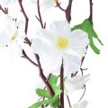 Floristik24 Ghirlanda di fiori ghirlanda di fiori artificiali fiori bianchi 160 cm