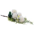 Floristik24 Bouquet di fiori artificiali Palla di neve Cardo Felce artificiale 65 cm