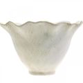 Floristik24 Vaso per fiori fioriera in ceramica vaso per fiori vaso per piante bianco Ø19cm