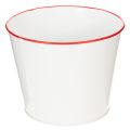 Vaso da fiori bianco con cuore