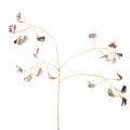 Floristik24 Ramo di fiori di fagiolo metallico, pianta artificiale natalizia, 80 cm, 3 pezzi