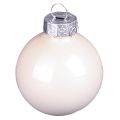 Palline per albero di Natale Palline per albero in vetro Berry Mix Ø5cm 24 pezzi Berry rosa beige crema lucido | Floristik24.it