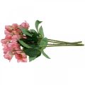 Floristik24 Rosa di Natale, rosa quaresimale, elleboro, piante artificiali rosa L34cm 4 pezzi
